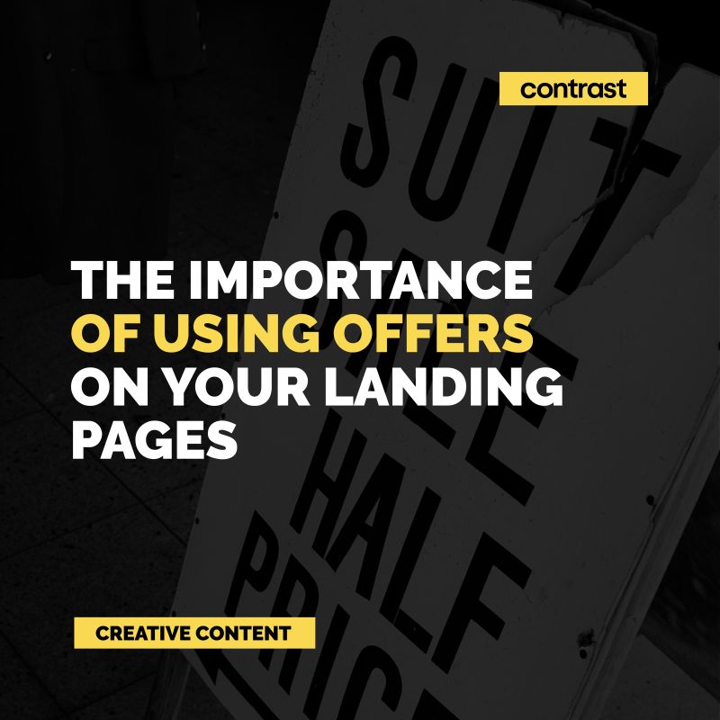Image for The Importance of Using Offers on Your Landing Pages